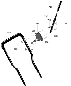 Part Location Diagram of 310052-830 Murray Selector Plate
